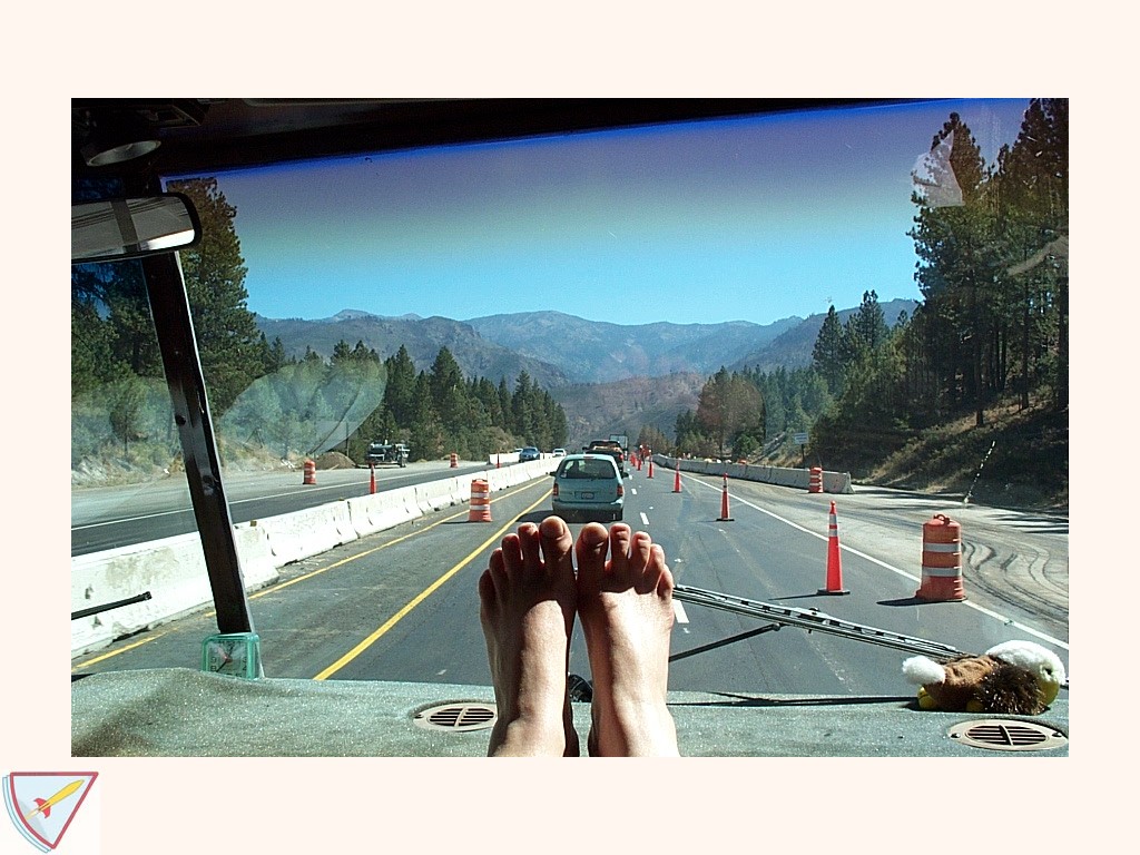 Traffic through the Donner pass was a bit slow.