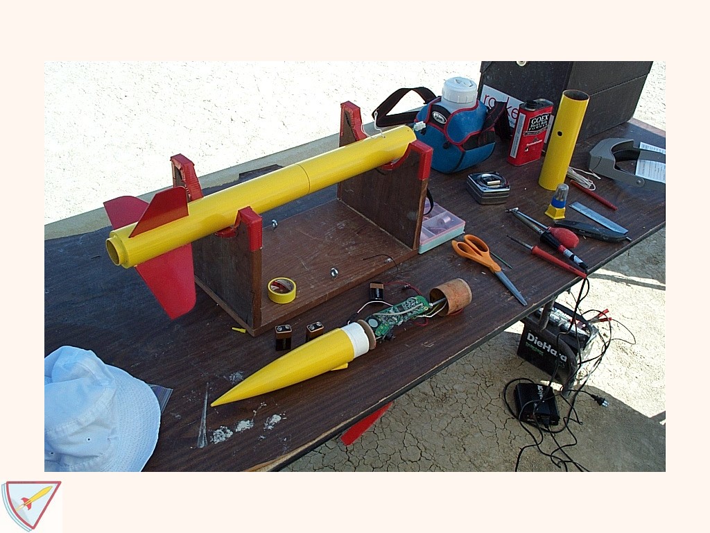 Setting up all the electronics on the Vanishing Act (redux)