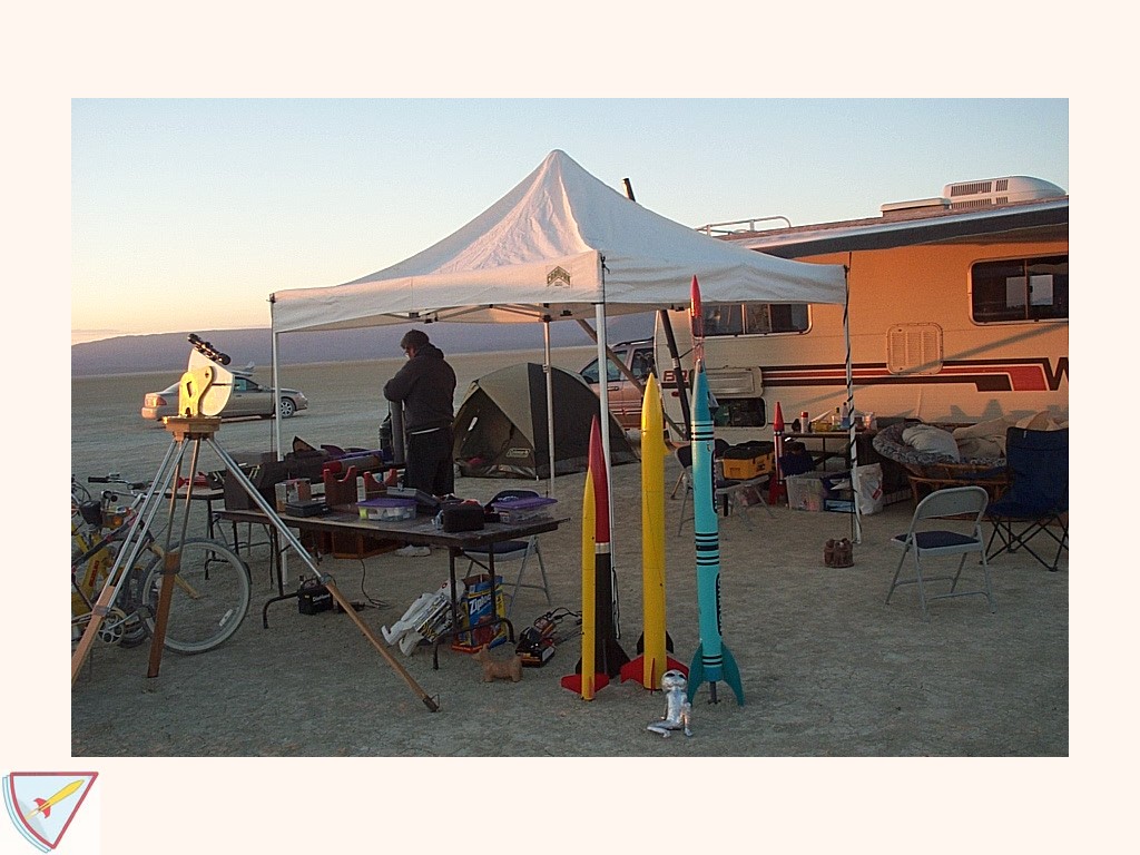The camp slowing wakes up, Saturday morning.